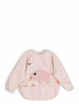 Done By Deer - Sleeved Pocket Bib Tiny Farm Powder - Pikkade varrukatega pudip&otilde;lled - LENGTH FRONT:34CM.SLEEVE WIDTH:72CM
