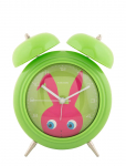 KARLSSON - Alarm Clock Peekaboo Bunny Dark Green - Kellad - H:18.2CM