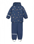 CeLaVi - Rainwear Set - Aop, W. Fleece - Vihmariiete komplektid - 130