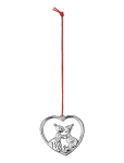 Rosendahl - Kissing Elves H6.5 Silver Plated - J&otilde;ulukuulid ja kuuseehted - 6.5 CM