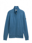 Tom Tailor - Structured Stand-Up Sweat Jacket - Lukuga džemprid - XL