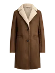 Lauren Ralph Lauren - Faux-Shearling-Suede Coat - Talvemantlid - XL
