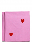 Midnatt - Tablecloth Pink Hearts - Laudlinad ja linikud - 145X145CM