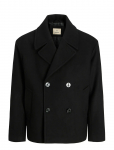 Jack & Jones - Jprbluasher Wool Blend Peacoat - Villased mantlid - XXL