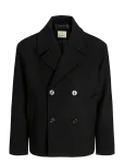 Jack & Jones - Jprbluasher Wool Blend Peacoat - Villased mantlid - XXL