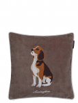 Lexington Home - Dog Organic Cotton Velvet Pillow Cover - Padjap&uuml;&uuml;rid - 50X50