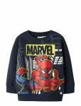 Name It - Nmmdion Spider Nreg Sweat Unb Noos Mar - Dressipluusid - 122-128