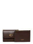 Coach - Refined Calf Leather Essential Card Holder Wallet - Rahakotid - ONE SIZE