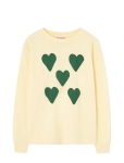 THE ANIMALS OBSERVATORY - Hearts Yellow Dof Lonf Sleeve T-Shirt - Pikkade varrukatega T-s&auml;rgid - 12 Y