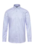 Lindbergh Black - Dobby Stripe Shirt L/S - &Auml;ris&auml;rgid - XL