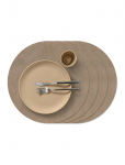 LIND DNA - 4-Set D&aelig;kkeserviet Circle L Nupo - D:38CM