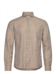 Lindbergh Black - 1927: Cotton/Lin Shirt Wf L/S - Vabaaja s&auml;rgid - XXL