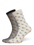 Becks&ouml;ndergaard - Florinola Nylon Sock 2 Pack - Tavalised sokid - ONE SIZE