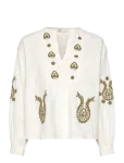 ONLY - Onlmoon L/S Emb Top Wvn Noos - Pikkade varrukatega - XS
