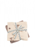 Done By Deer - Burp Cloth 2-Pack Lalee Powder - Musliinlapid - 65X 65CM