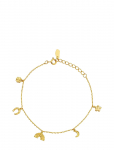 Maanesten - Lucky Charm Bracelet - K&auml;eketid - ONE SIZE