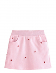 Lindex - Skirt Fleece Embroidery - L&uuml;hikesed seelikud - 128