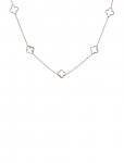 Bud To Rose - Clover Multi Necklace White/Gold - Kett-kaelakeed - ONE SIZE