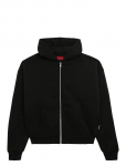 Prohibited - Oversized Zip-Hoodie Black - Kapuutsiga pusad - S