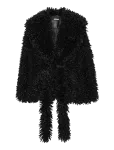 ROTATE - Faux Fur Belted Jacket - Kunstkarusnahk - XXS/XS