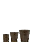House Doctor - Planter, Hdcora, Brown - Lillepotid - 12X12X16CM