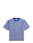 Polo Ralph Lauren - Relaxed Fit Striped Jersey T-Shirt - L&uuml;hikeste varrukatega - M