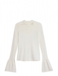Laagam - Odine Ecru Knitted Long Knitted Top - Pikkade varrukatega - XS