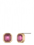 Lauren Ralph Lauren - Pe Stone Stud- Gld/ Fuschia - Needid - ONE SIZE 0.76 cm