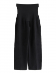 Lindex - Mom Straight Crinkled Trousers - Sirge s&auml;&auml;rega - M