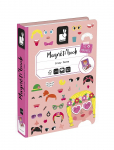 Janod - Magneti'book - Girl's Crazy Faces - 55 Magnets - M&auml;ngukomplektid - ONE SIZE