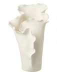 J-Line - Vase Helix Irregular Ceram Wh - Muud vaasid - H38.5CM