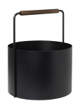 Blomus - Firewood Basket - 45 Cm, &Oslash; 35 Cm - Ashi - Brown - Tuleasemed - L 37.1CM