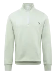 PS Paul Smith - Mens Reg Fit Half Zip Top Zebra - Poolpika lukuga džemprid - L