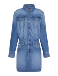 Calvin Klein Jeans - Mini Trucker Dress Aged Paradise - Teksakleidid - 38