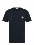 Maison Kitsune - Chillax Fox Patch Classic Tee-Shirt - L&uuml;hikeste varrukatega - S