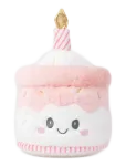 Teddykompaniet - Teddy Party, T&aring;rta, Rosa - Pehmed m&auml;nguasjad - 26 CM