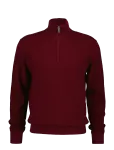 Gant - Herringbone Texture Half Zip - Poolpika lukuga džemprid - XXXL