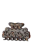 Maanesten - Elith Hair Claw Dark Tortoise - Juukseklambrid - ONE SIZE