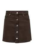 Bubbleroom - Denim Button Mini Skirt - L&uuml;hikesed seelikud - 40