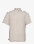 Morris - Douglas Linen Ss Shirt-Classic Fit - L&uuml;hikeste varrukatega - M