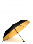 Suck UK - Black & Gold Umbrella - Vihmavarjud - ONE SIZE
