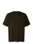 Selected - Slmaspen Ss O-Neck Tee Noos - L&uuml;hikeste varrukatega - XXL