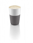 Eva Solo - 2 Cafe Latte-Krus Grey - Kohvitassid - 36 CL