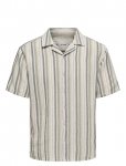 ONLY & SONS - Onstrev Life Reg Stripe Ss Shirt Noos - L&uuml;hikeste varrukatega - XXL