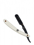 Parker - Parker Srwba - White Abs Handle Clip Type Black Blade Holder Barber/Straight Razor - Pardlid - ONE SIZE