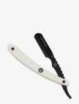 Parker - Parker Srwba - White Abs Handle Clip Type Black Blade Holder Barber/Straight Razor - Pardlid - ONE SIZE