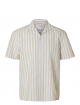 Selected - Slhrelaxsun Shirt Ss Resort - L&uuml;hikeste varrukatega - L