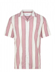 Lindbergh - Striped Linen/Cotton Shirt S/S - L&uuml;hikeste varrukatega - S