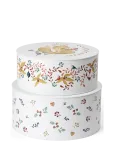 Rosendahl - Gc Cottage Storage Tin &Oslash;20/&Oslash;22 White W. Deco 2 Pcs. - Hoiukorvid - 22 CM