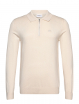 Lindbergh - Ecovero L/S Zip Polo - Pikkade varrukatega kootud polos&auml;rgid - XXL